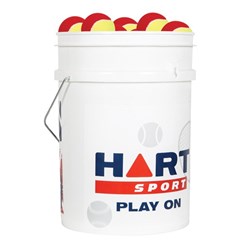 HART Bucket of Low Compression Tennis Balls - 75%