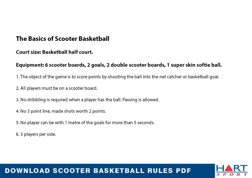Scooter Basketball Rules