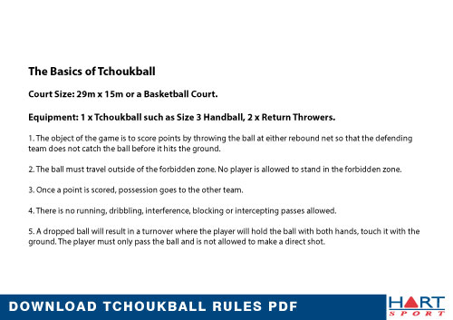 Tchoukball Rules