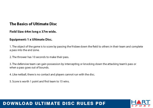 Ultimate Disc Rules