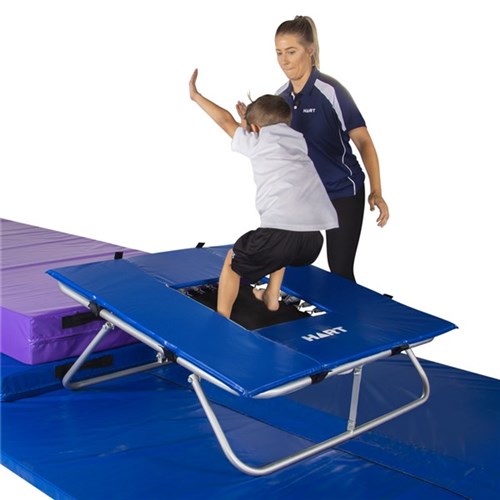 HART Gym Mini Trampoline with Safety Pad