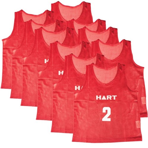 HART Soccer Training Bibs Set Junior - Red
